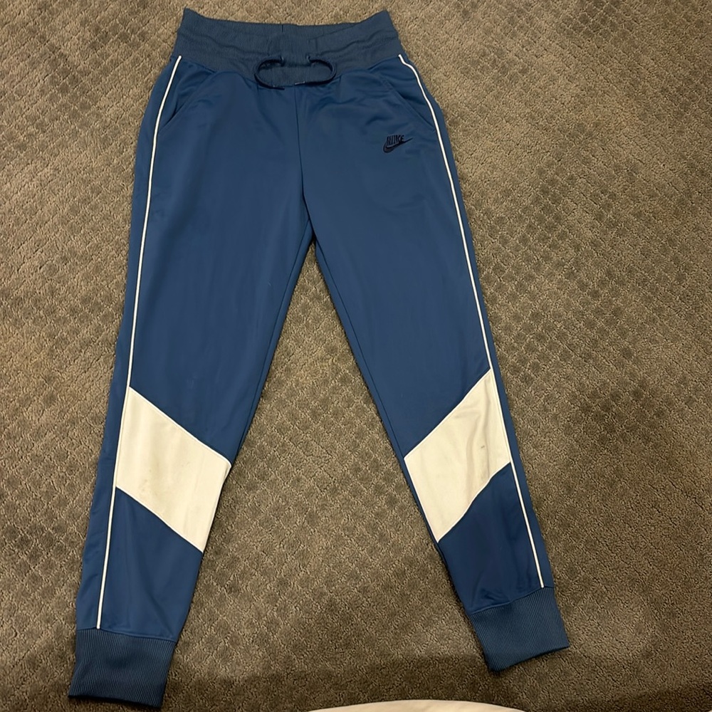 blue nike joggers